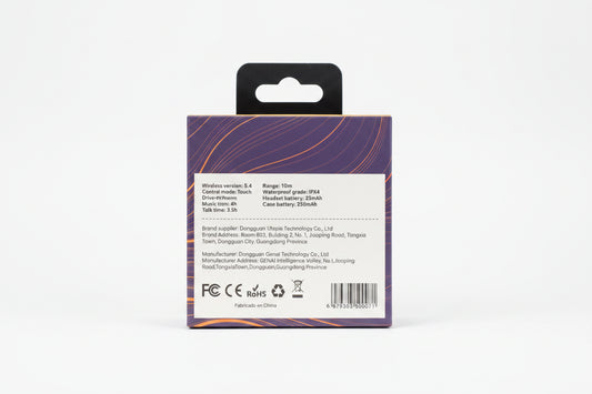 ECOUTEUR BLUETOOTH 1000MOR TZ02 NOIR