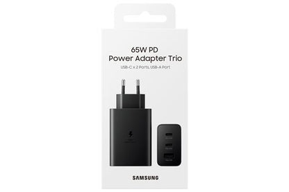 SAMSUNG Chargeur 65W 3 ports (USB-A + 2 USB-C)