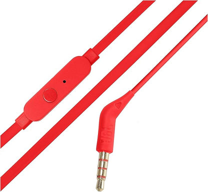 JBL TUNE 110 Écouteurs Intra-auriculaires (Rouge)