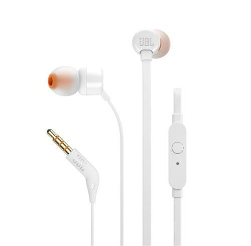 JBL TUNE 110 Écouteurs Intra-auriculaires (Blanc)
