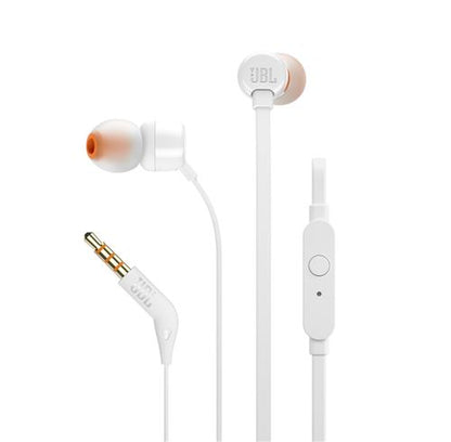 JBL TUNE 110 Écouteurs Intra-auriculaires (Blanc)