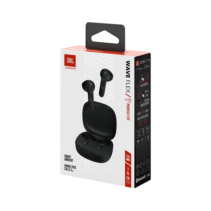 ECOUTEUR JBL WAVE FLEX NOIR