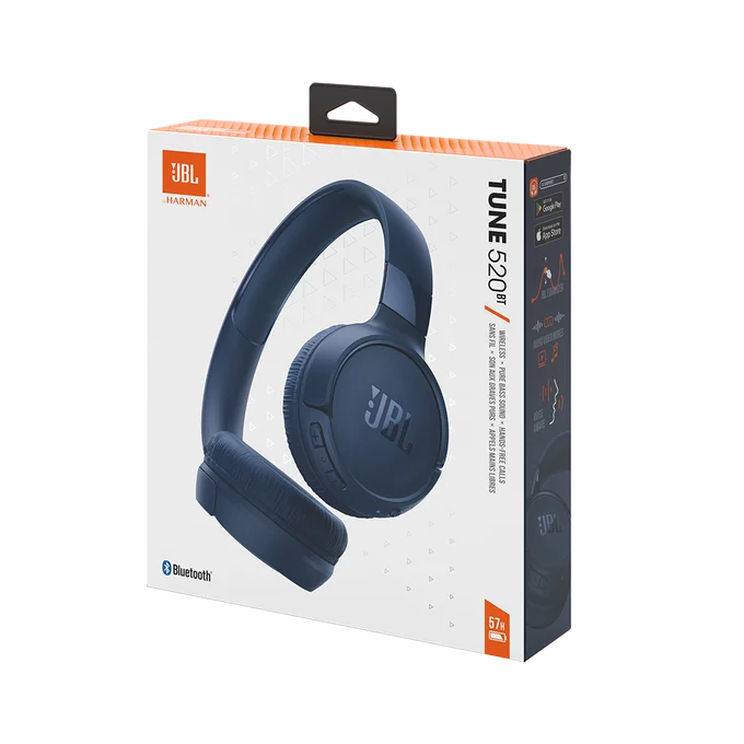 JBL CASQUE Tune 520BT BLEU