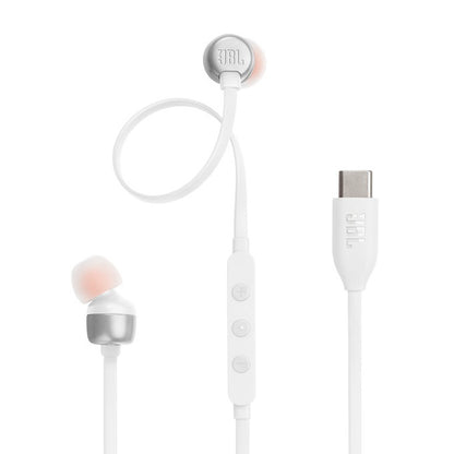 ECOUTEUR JBL TUNE 310C USB-C BLANC