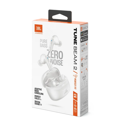ECOUTEUR JBL WAVE BEAM 2 BLANC