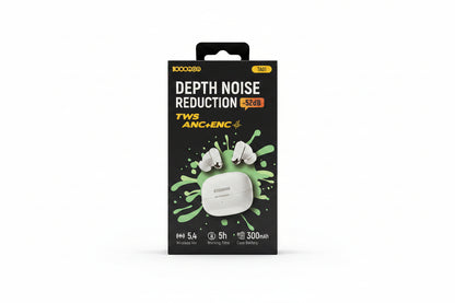 ECOUTEUR BLUETOOTH 1000MOR TA01 BLANC