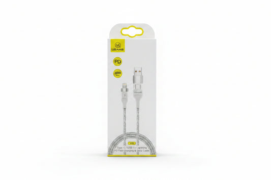 Cable Usams Usb-c/USB To Lightning PD30W