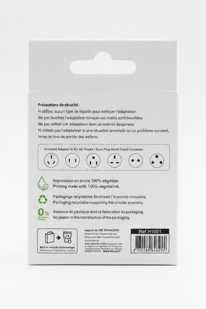ADAPTATEUR IHOWER 16A MONDE VERS EUROPE H001