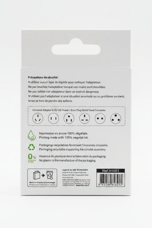 ADAPTATEUR IHOWER 16A MONDE VERS EUROPE H001