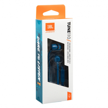 JBL TUNE 110 Écouteurs Intra-auriculaires (Bleu)