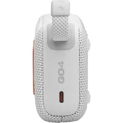 Enceinte Bluetooth ultra-portable - JBL GO 4 - Bluetooth 5.3 - Blanc