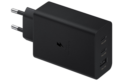 SAMSUNG Chargeur 65W 3 ports (USB-A + 2 USB-C)