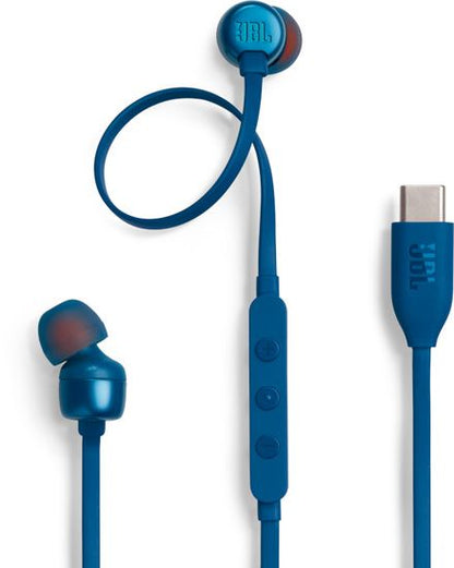 ECOUTEUR JBL TUNE 310C USB-C BLEU