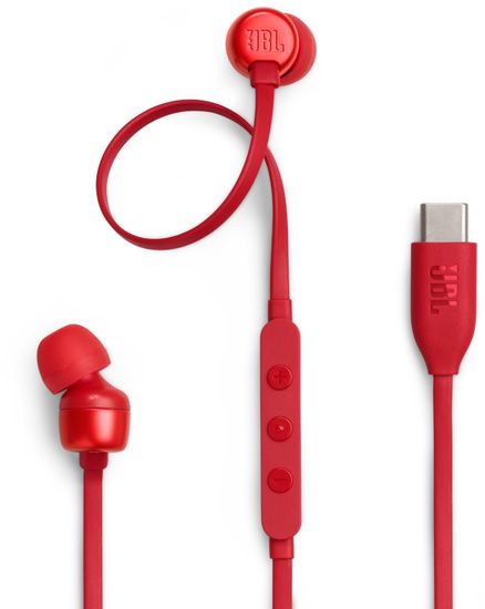 ECOUTEUR JBL TUNE 310C USB-C ROUGE