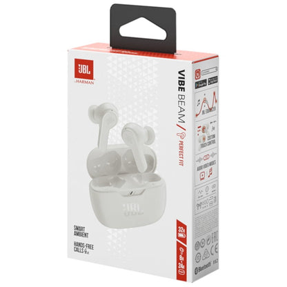 ECOUTEUR JBL WAVE BEAM BLANC