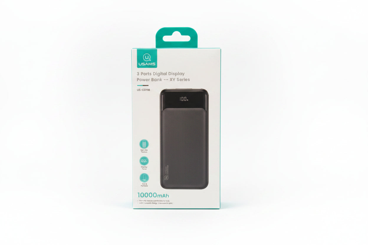 Power Bank USAMS 10000mah 3 Ports