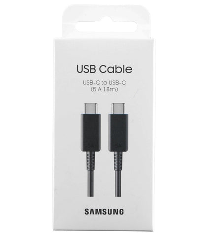 SAMSUNG Câble 45W USB-C vers USB-C 1,8m (Noir)