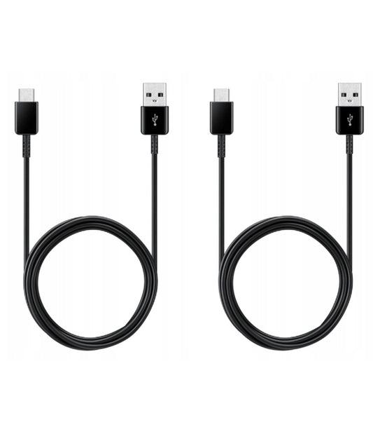 SAMSUNG Pack 2 Câbles 15W USB-C 1,5m (Noir)